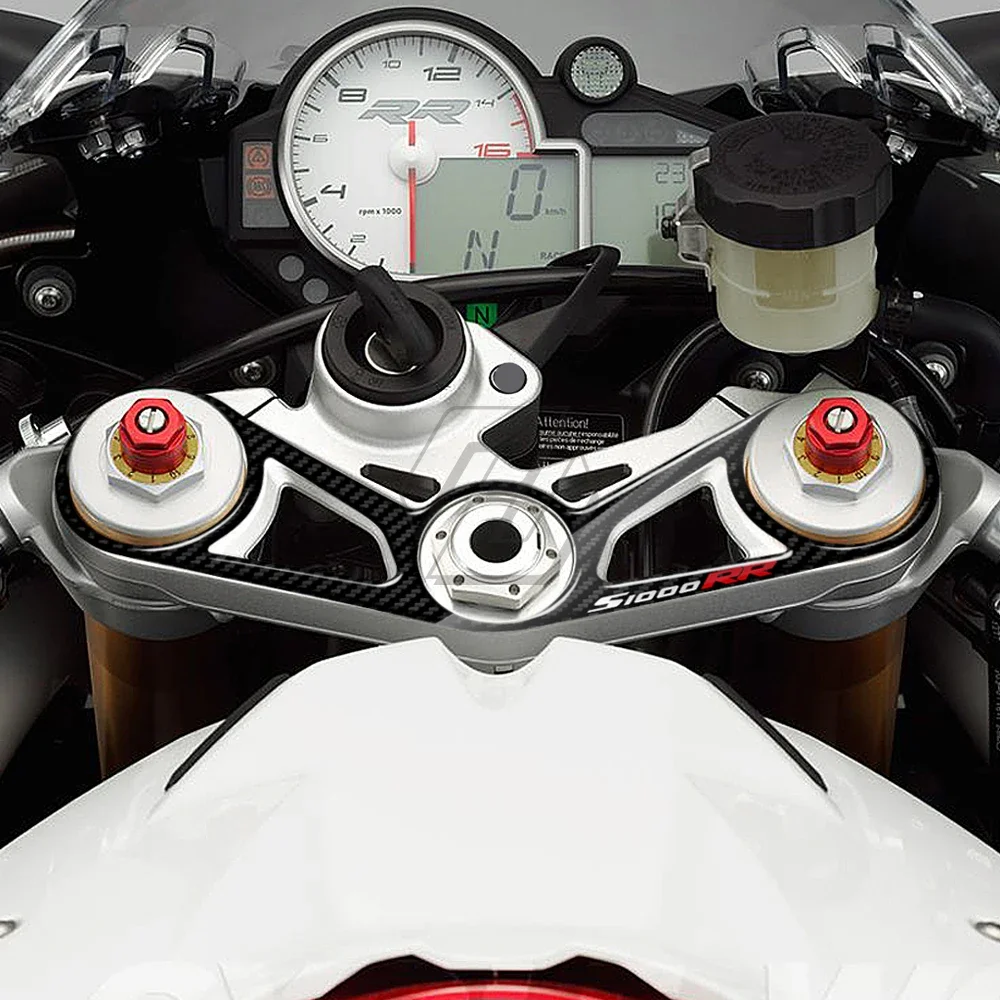 

Трехмерный карбоновый ВЕРХНИЙ держатель с тройным хомутом для BMW S1000RR 2010-2011
