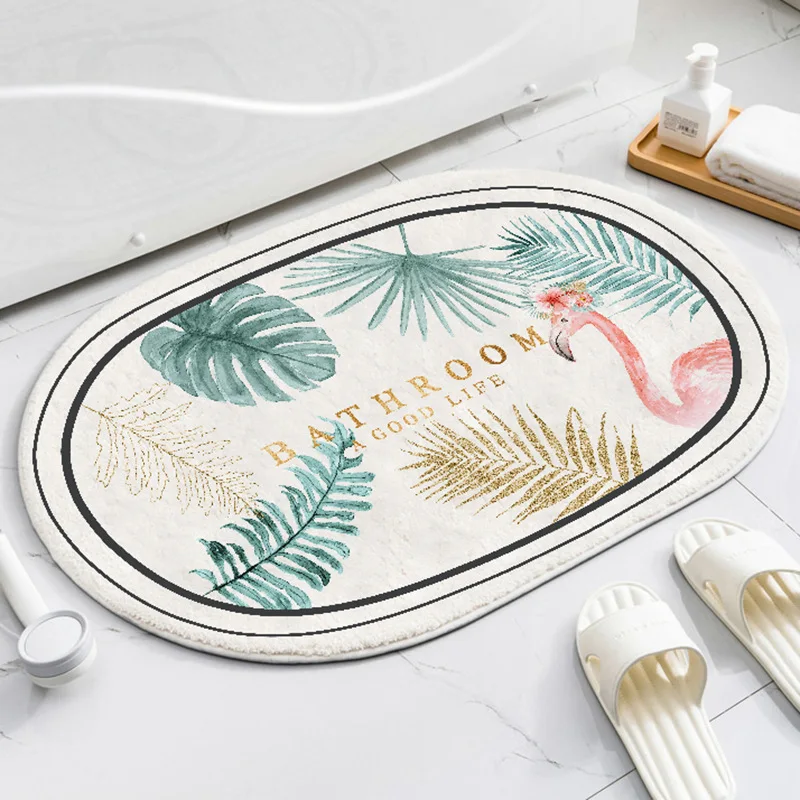 

Non-Slip Bath Mat INS Style Doormat Absorbent Carpets Door Entrance Mats Balcony Porch Area Rugs Living Room Bathroom Rugs