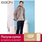 Мужской джемпер из меланжевого трикотажа Baon B639019