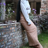 cotton faldas mujer moda 2022abaya musulmane women high waist bodycon pencil skirt long skirts jupe longue femme