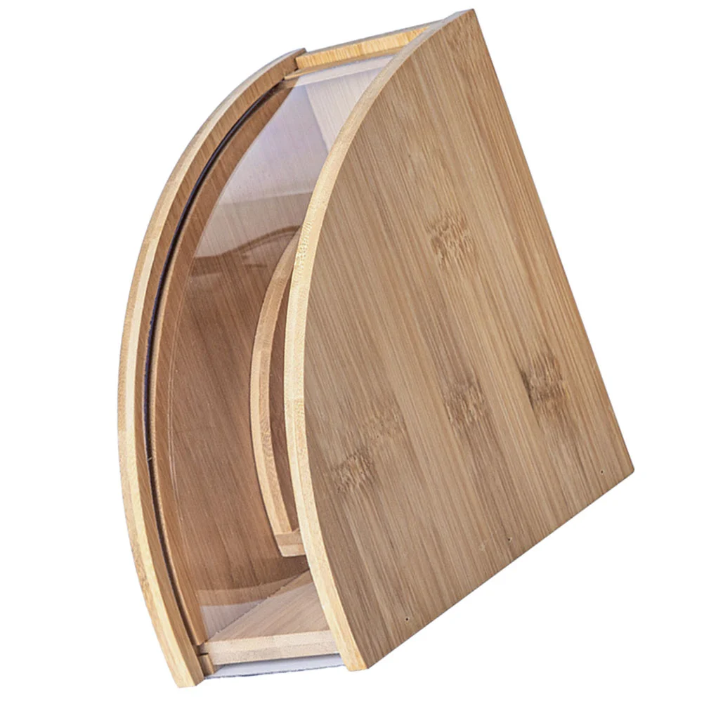 

Household Daily Use Wooden Coffee Bar Accessory Coffee Filter Storage Holder for Office Daily Home Storage