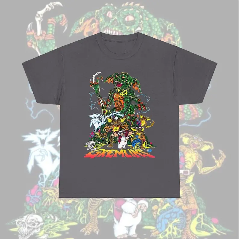 Футболка Гремлины хлопковая футболка унисекс рубашка из фильма 80-х с