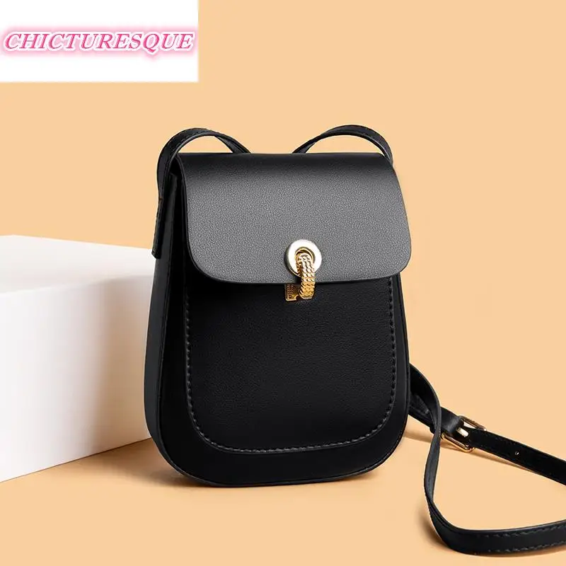 

Сумка на плечо женская из натуральной воловьей кожи, минималистичный однотонный миниатюрный саквояж кросс-боди, модный кошелек для девушек...