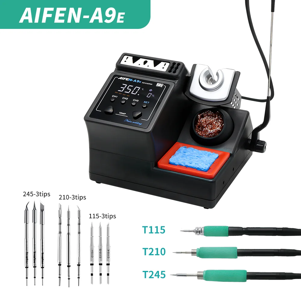 

Паяльная станция AIFEN A9E с жалами 210/245/115