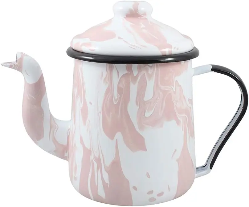 

Tradicional 12 Esmaltada Marmorizada Rosa Claro - 1100 ml -