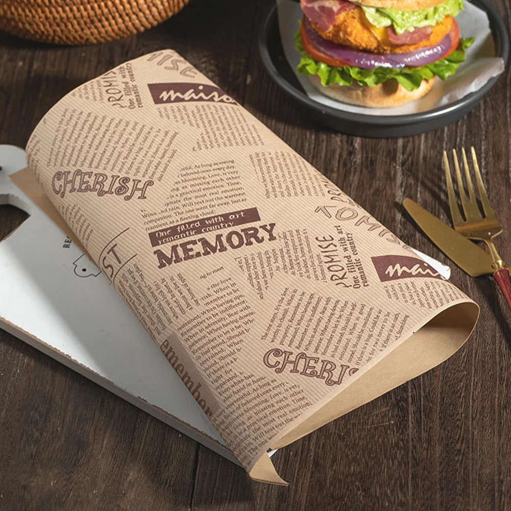 

50 шт., бумага для упаковки пищевых продуктов