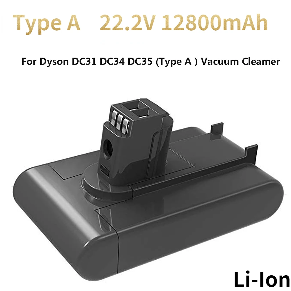 

22.2V 12800mAh original Li-ion Replacement Battery For Ds Handheld Vacuum Cleaner DC31 DC34 DC35 DC44 DC45 917083-01 Type A