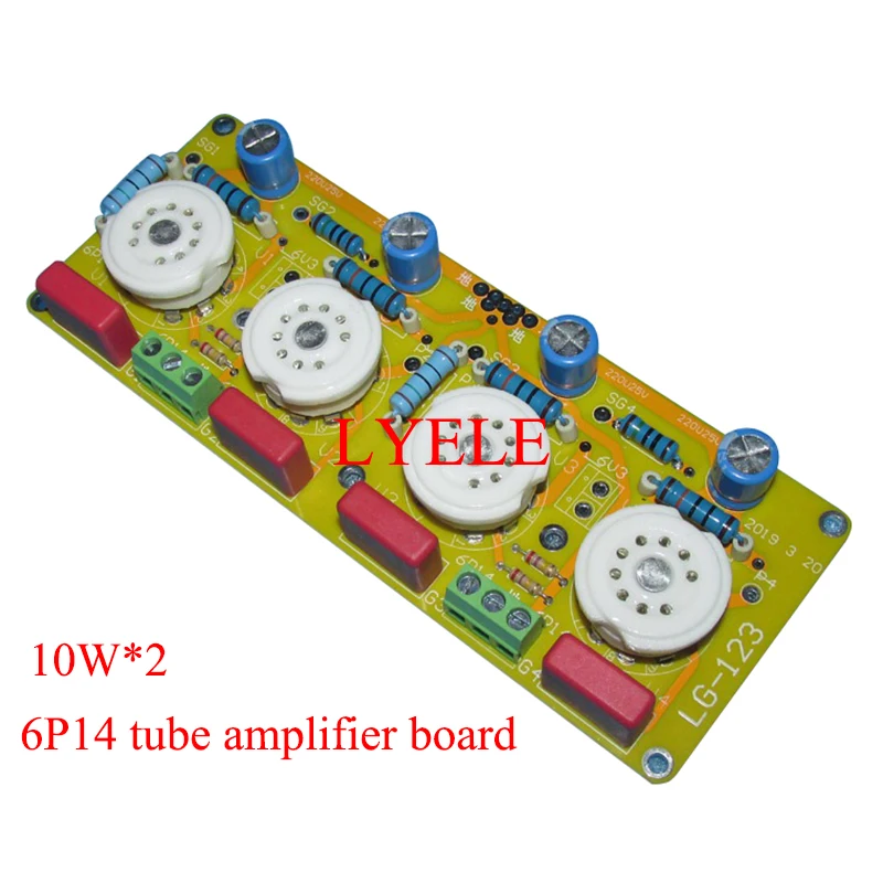 

6P14 Tube Amplifier Board 10W*2 Push-pull HIFI Home Audio Power Amplifier Board DIY Kit