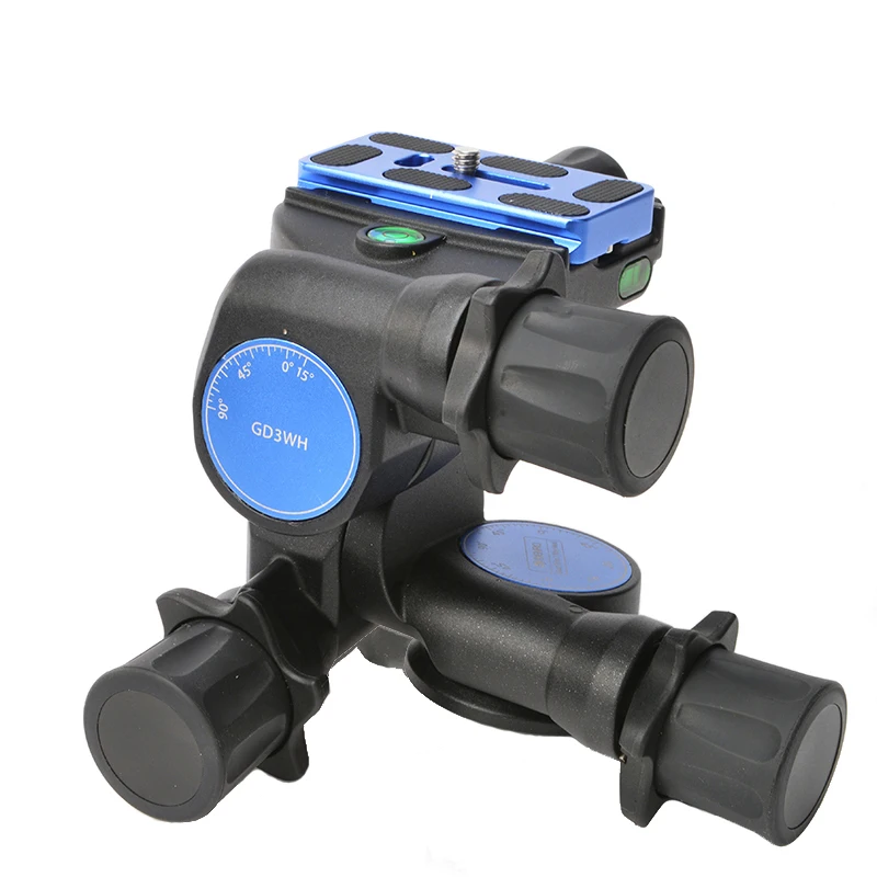 

Benro GD3WH three-dimensional gear head PTZ magnesium alloy SLR photography tripod Panoramic photography head cheapest head