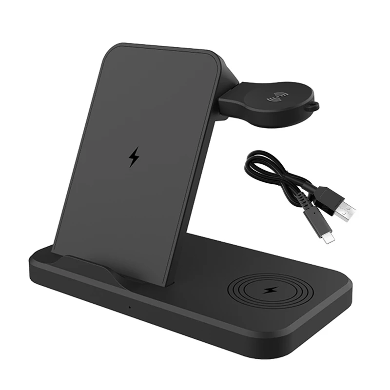 

Fast Charge 3 in 1 Charger Stand Charging Cable Bracket for samsung-Galaxy Watch 3/Watch 4/Active/Buds Smartwatch Holder