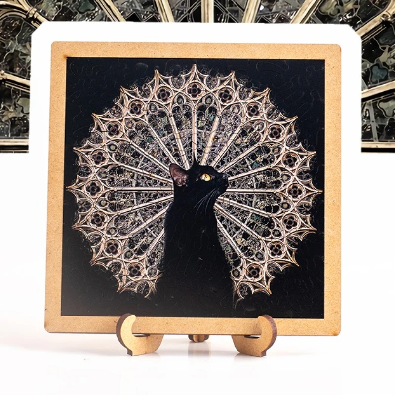 Черный кот и церковь 1. Tik Tok gm высказывает супер-сложный пазл-головоломка в