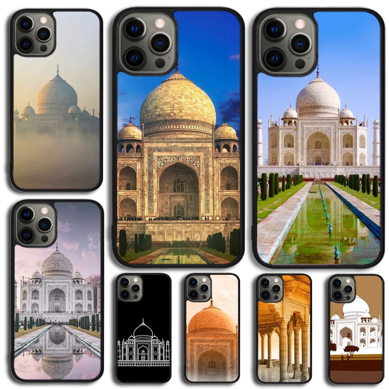 Чехол для телефона с изображением Тадж-махала из Индии iPhone 14 15 16 13 12 мини-чехол Apple