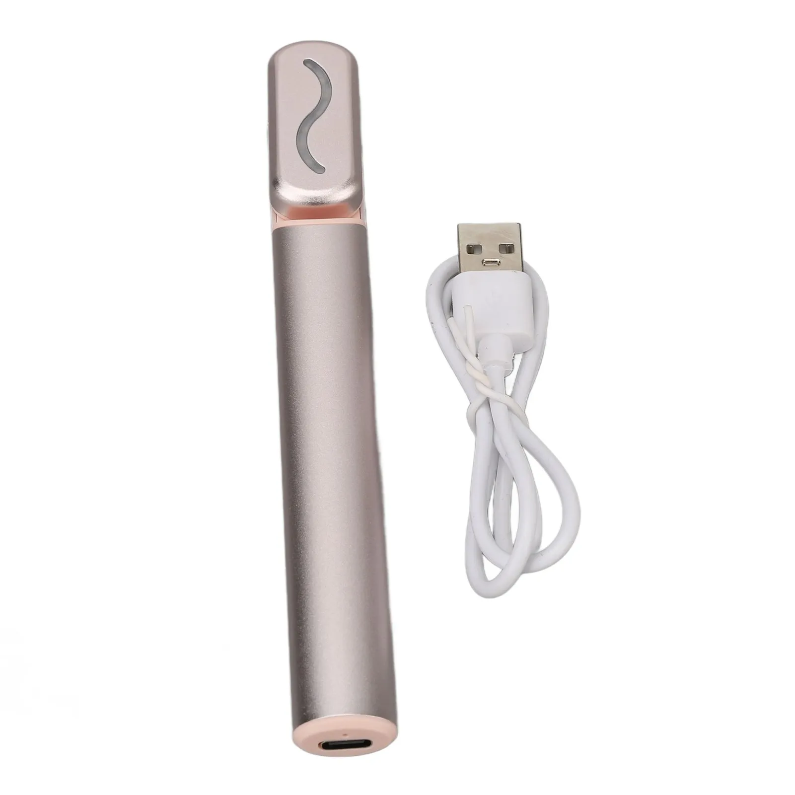 

Electric Eye Massage Wand Reduce Puffiness RF Rose Gold Rechargeable Heated Eye Massage Wand Relieve Fatigue Microcurrent for