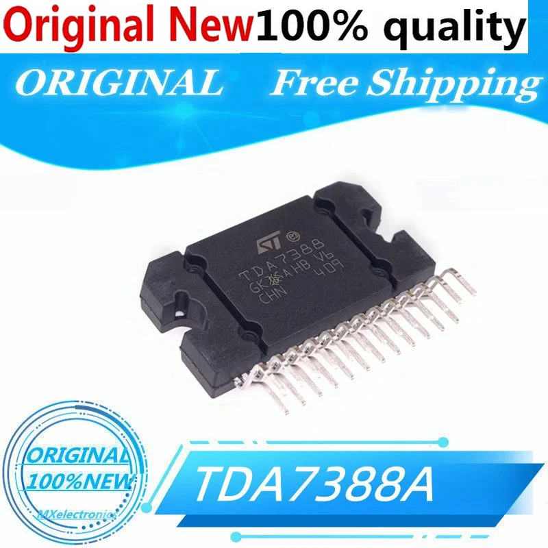 2 шт./партия оригинальный 7388 Tda7388 Zip 4X41 Вт мостовой автомобильный аудиоусилитель Ic новый чипсет Ic оригинальный