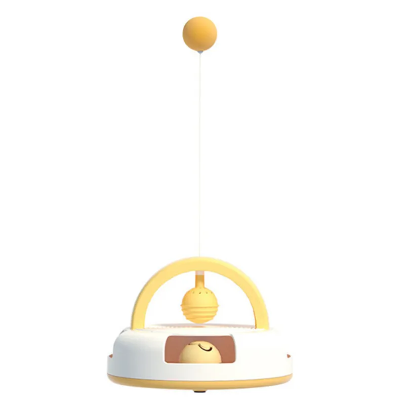 

Гравитационная настольная теннисная игрушка для кошек с шариком из кошачьей мяты, саморельефный поворотный круг для кошек, товары для дома...