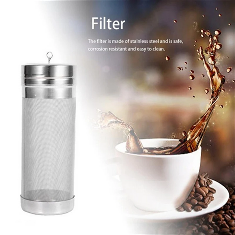 

Small Hole 300 Micron Rvs Make Wine Beer Mesh Bier Filter Voor Zelfgemaakte Brew Thuis Koffie Droog Hopper Brew Fine Mesh Coland