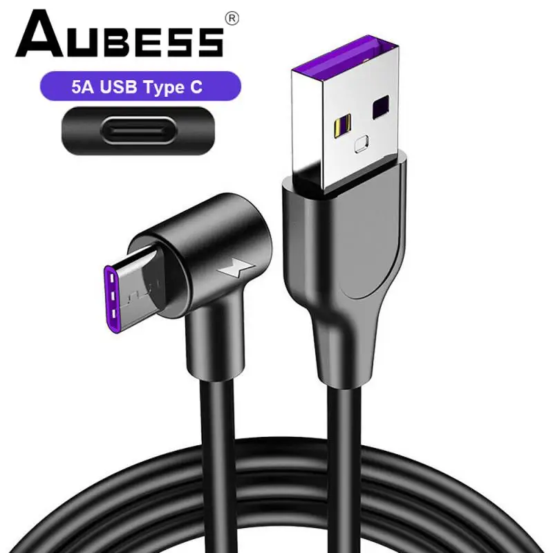 

AUBESS USB Type C Cable Mobile Phone USBC Type-C Cable For Samsung S20 S21 Xiaomi POCO 5A Fast Charging Wire Cord USB-C Charger