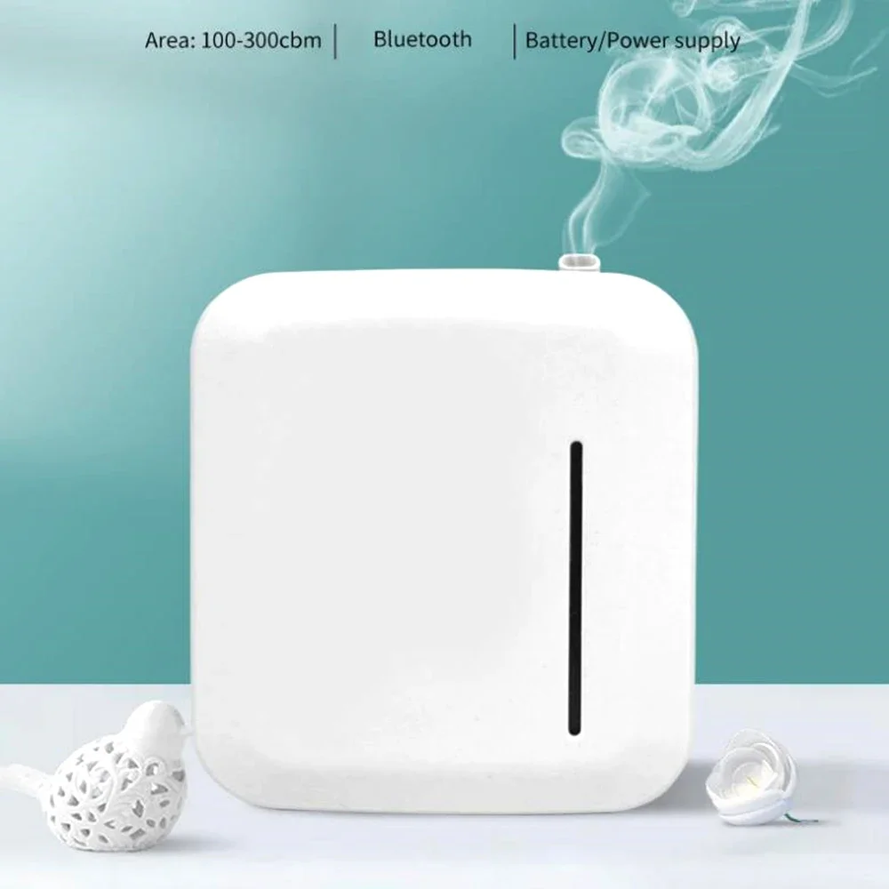 

Smart Aroma Oil Diffuser Fragrance Machine 150ml Timer Function Scent Essential Electricity and Battery Air Purifiers Home