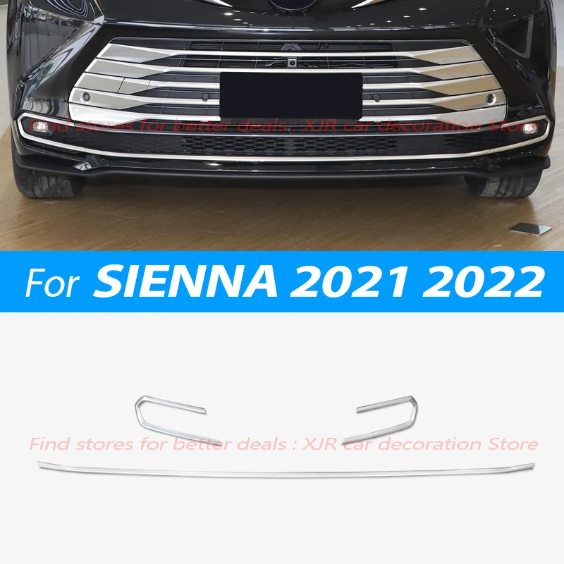 Для Toyota Sienna 2021 2022 Передняя Модифицированная передняя губа царапина