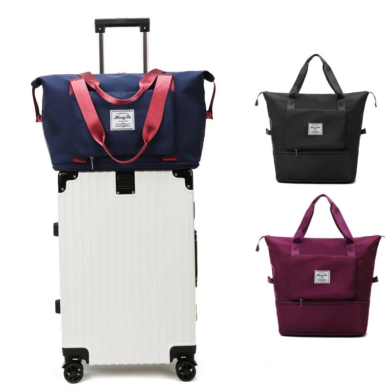 

Folding Travel Bags Waterproof Tote Travel Luggage Bags for Women 2023 Large Capacity Multifunctional Travel Duffle Bags Handbag