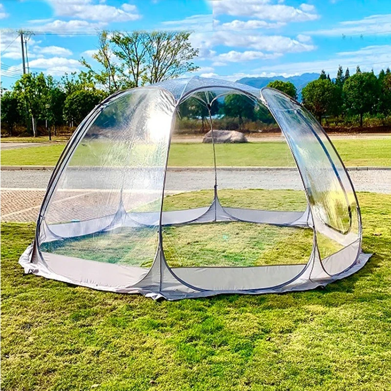 

Transparent Star Tent Fully Transparent Folding Portable Spherical Tent Outdoor Thickening Rainproof Quick Opening Tent