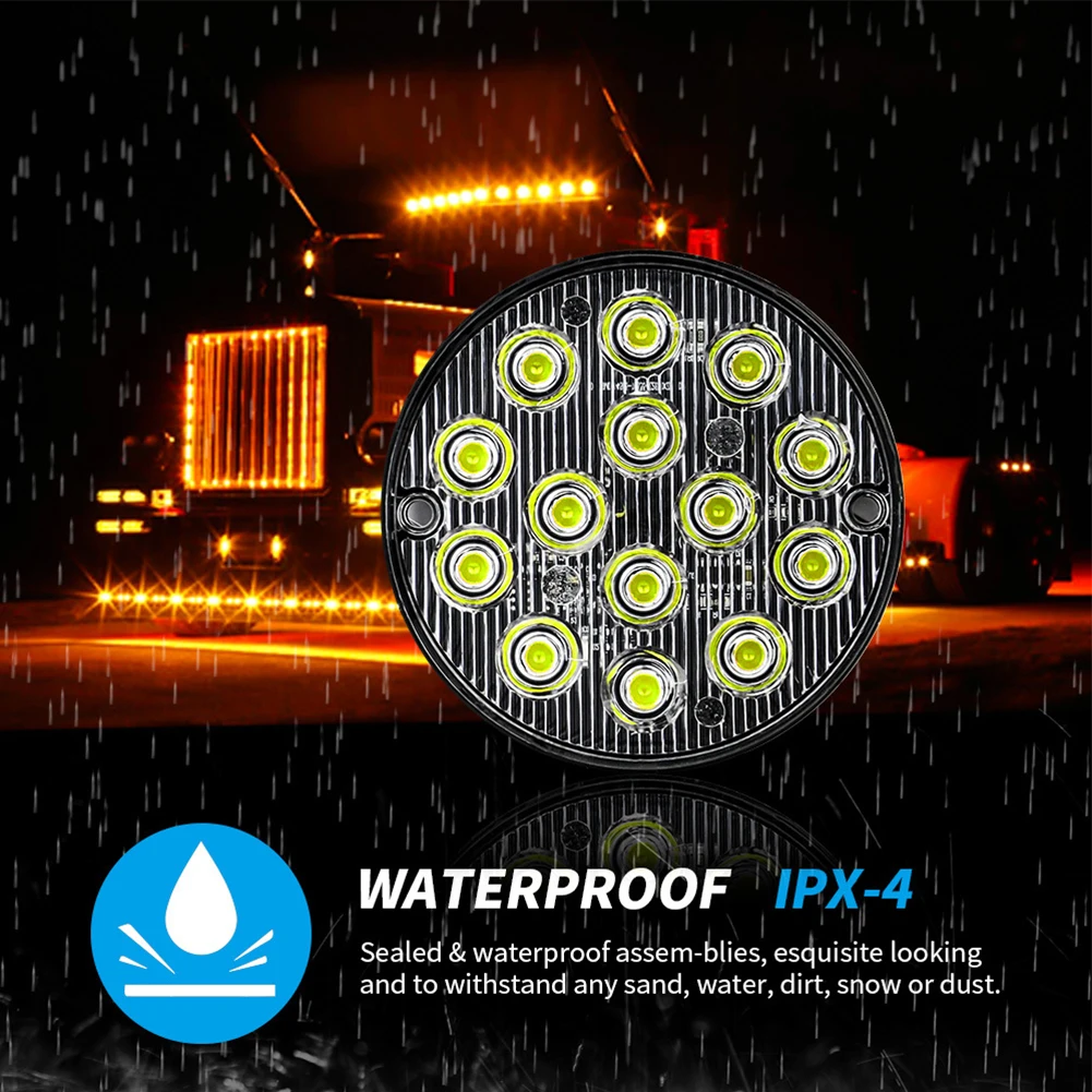 Univiersal Parts Круглый светодиодный задний фонарь Прочная конструкция 3-дюймовый