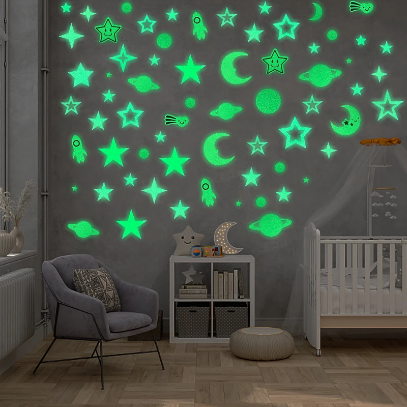 Флуоресцентные настенные Стикеры для детской комнаты |