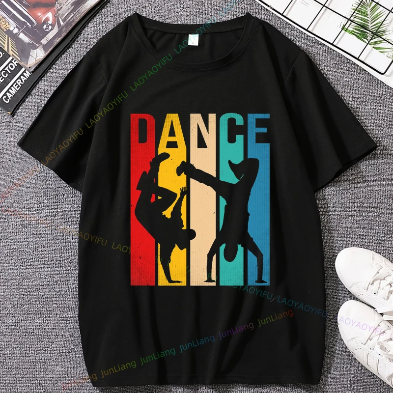 Live Love Dance Lady Goth 100% хлопок Молодежная женская одежда для женщин Женская блузка Топ