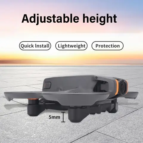 1 комплект, увеличивающие ножки для Avata 2, защитные ножки для штатива, кронштейн-усилитель, предотвращающий износу и разрыв шасси