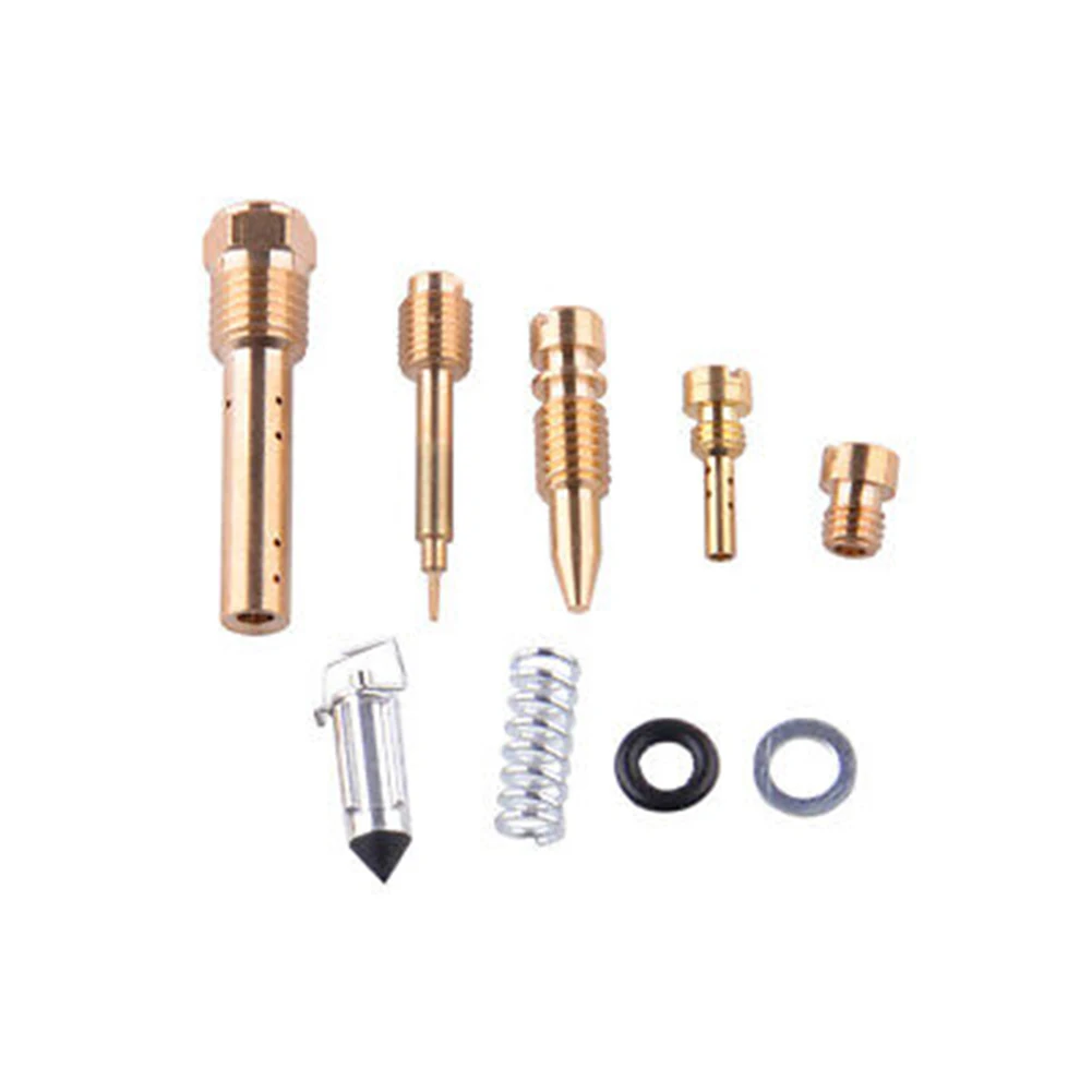 

2Pcs Car CarburetorMetal&Rubber Repair Kits For Kawasaki 500R EX500 1994-2009 Stable Characteristics High Reliability Accessory
