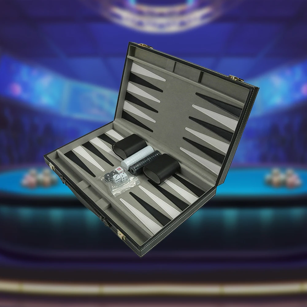 

Складной подарок для взрослых, портативная развлекательная игра, шахматная доска, стол в деловом деревянном ящике, набор нарды, обучающая и...