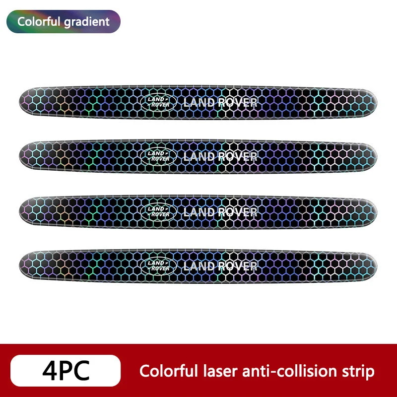 Красочные лазерные наклейки для защиты от царапин на дверную ручку автомобиля Land