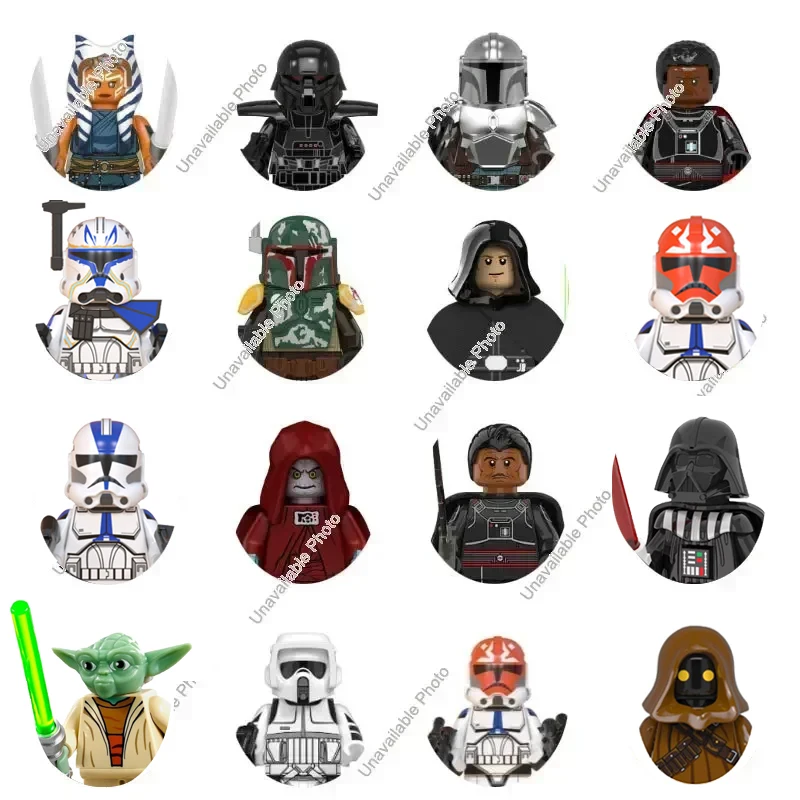 Горячие игрушки Звездные войны солдат клонов строительный блок Оби-вань