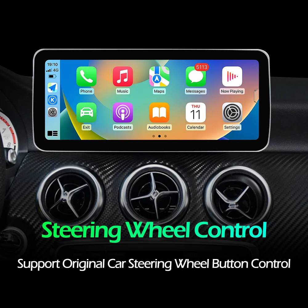 Carplay Android Auto для Mercedes Benz GLML W166 X166 GL350 GL63 Автомобильный Raido GPS-навигатор