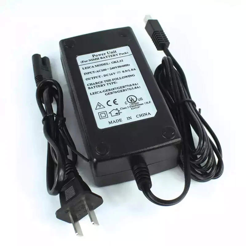 

Charger GKL22 for Leica GEB77 GEB187 GEB171 GEB70 Battery, Surveying Battery Charger GKL22