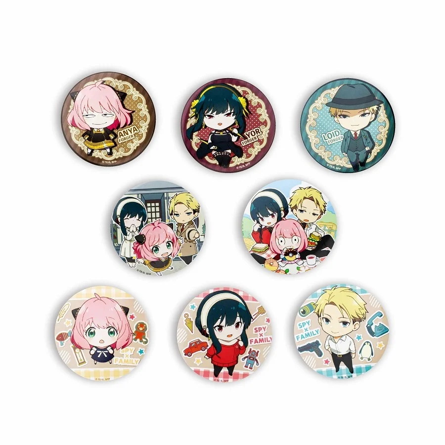 

Japanese anime spy play house new cute cartoon badge brooch ania joel lloyd fan gift cosplay wholesale