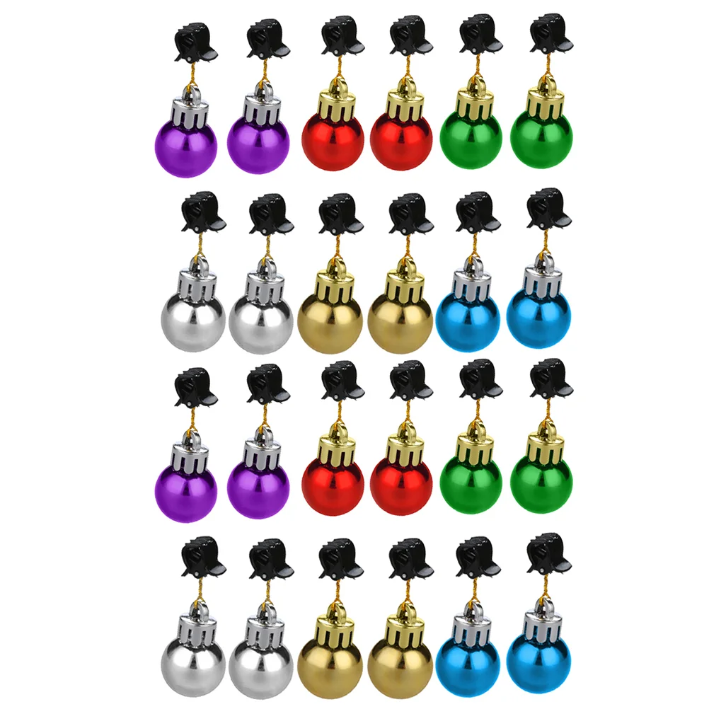 24pcs Beard Clips Decorative Creative Smart Reusable Tree Clips for Tree