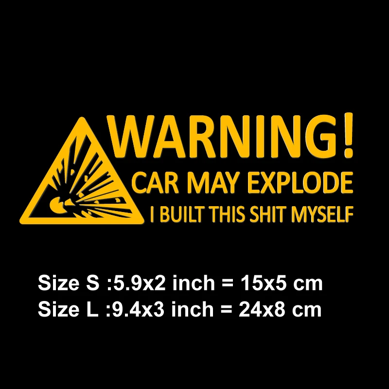 

«ВЕЧНИК! CAR MAY EXPLODE «CREATIVE&FUNNY» наклейки, наклейки для автомобилей, грузовиков, мотоциклов! Для уникального образа