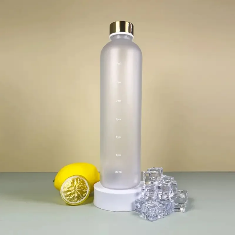 

Портативная Градиентная Бутылка Для Воды 1000 Мл, Без BPA, Из Высококачественного Поликарбоната, Герметичная