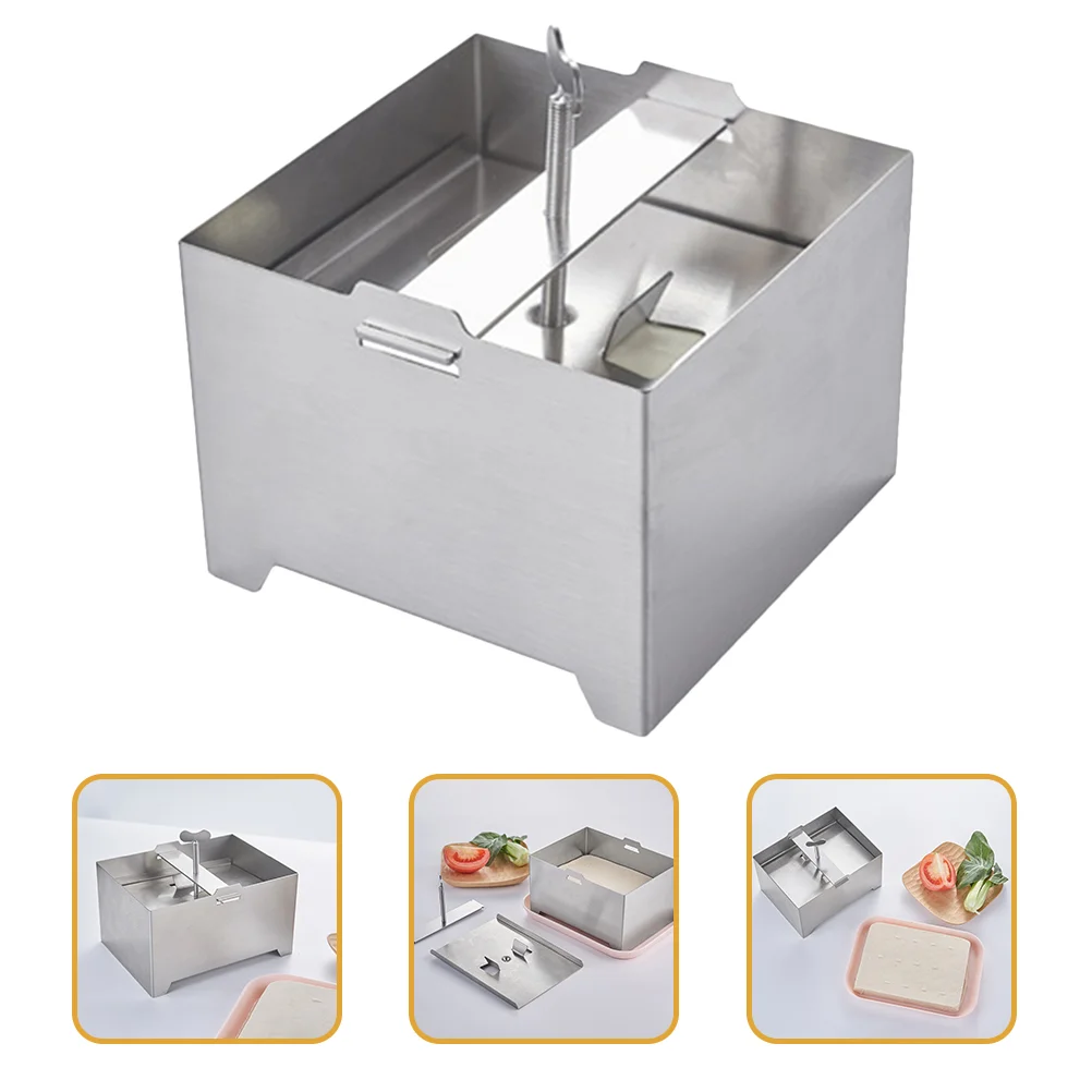 

Tofu Mold Bean Curd Making Stainless Steel Presser Pressing Tool Mould Household Tools