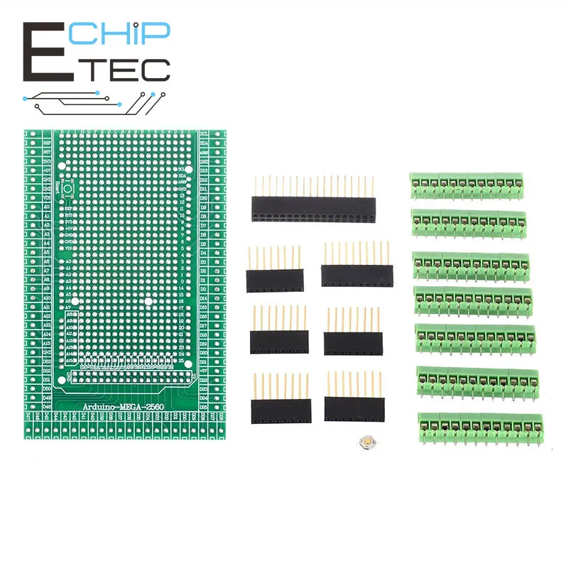

1PCS MEGA-2560 R3 PCB Prototype Screw Terminal Block Shield Board Kit for Arduino