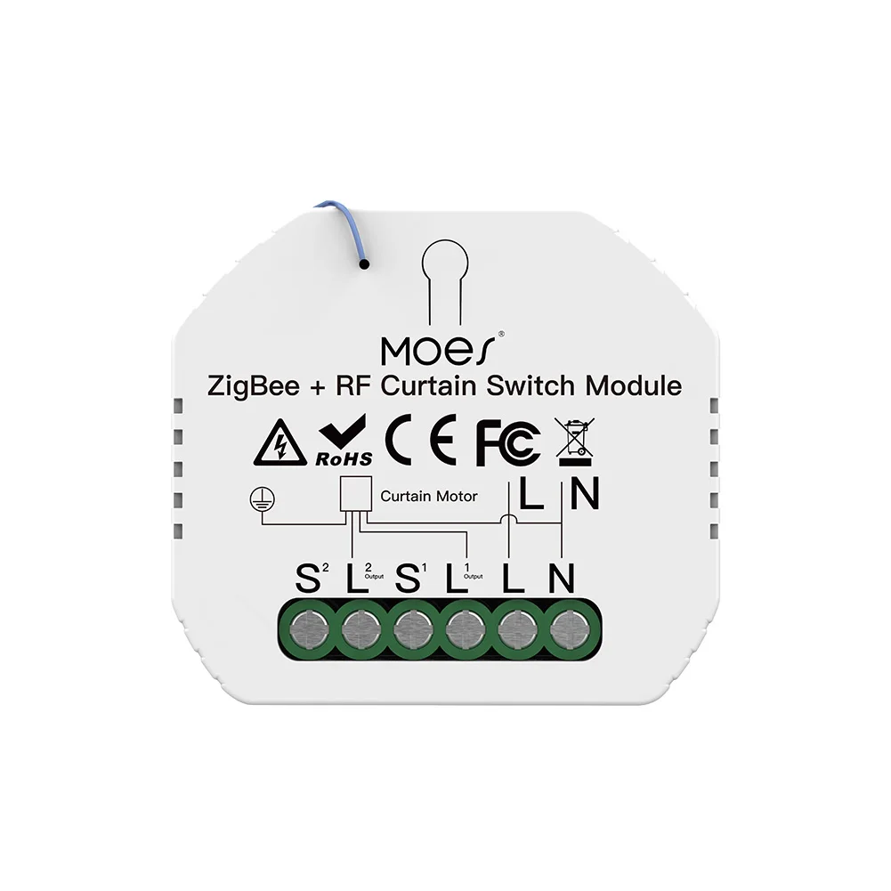 

MOES Модуль переключения штор ZigBee