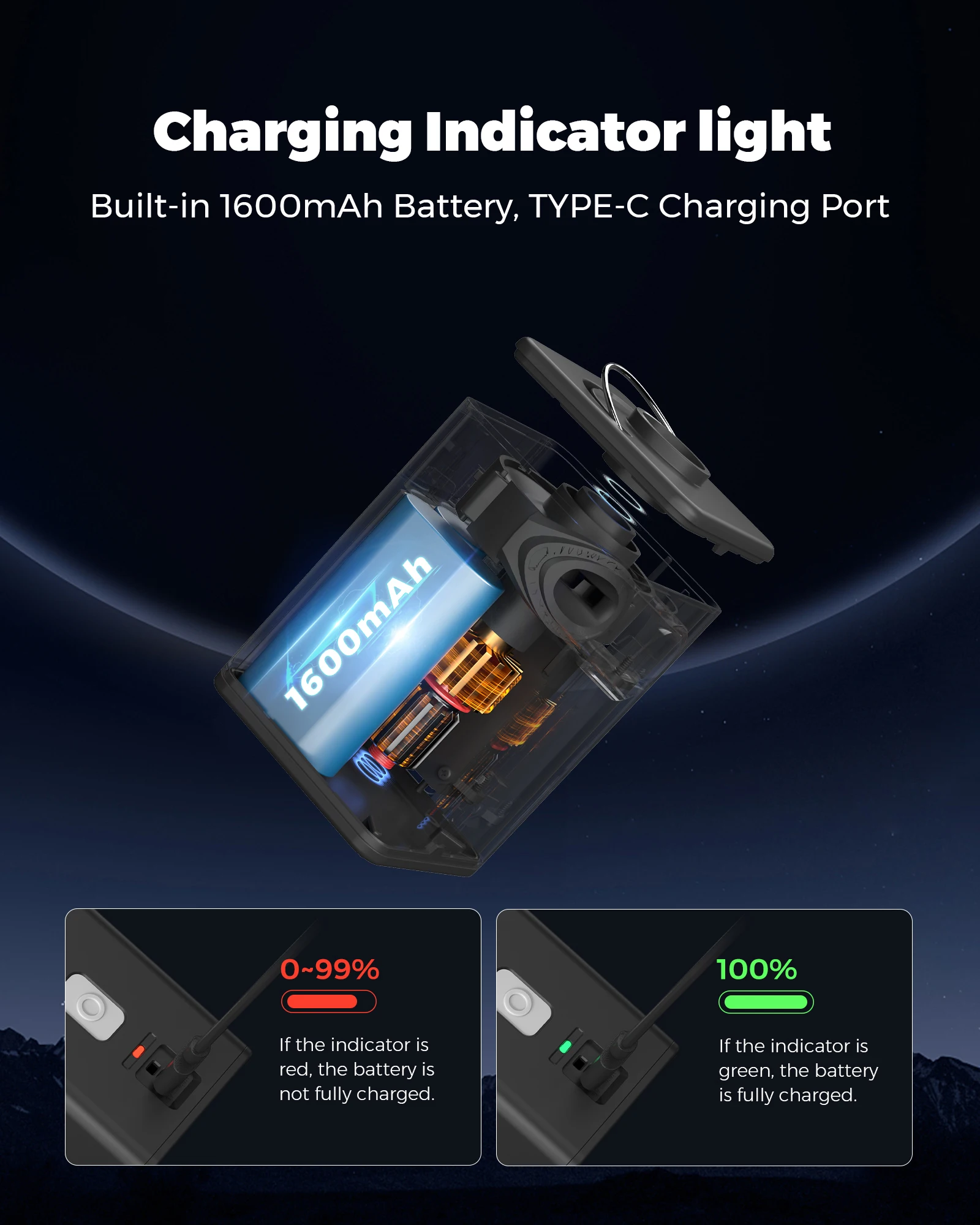 FLEXTAILGEAR MAX PUMP PLUS — портативный воздушный насос с аккумулятором емкостью 1600 мАч Type-C