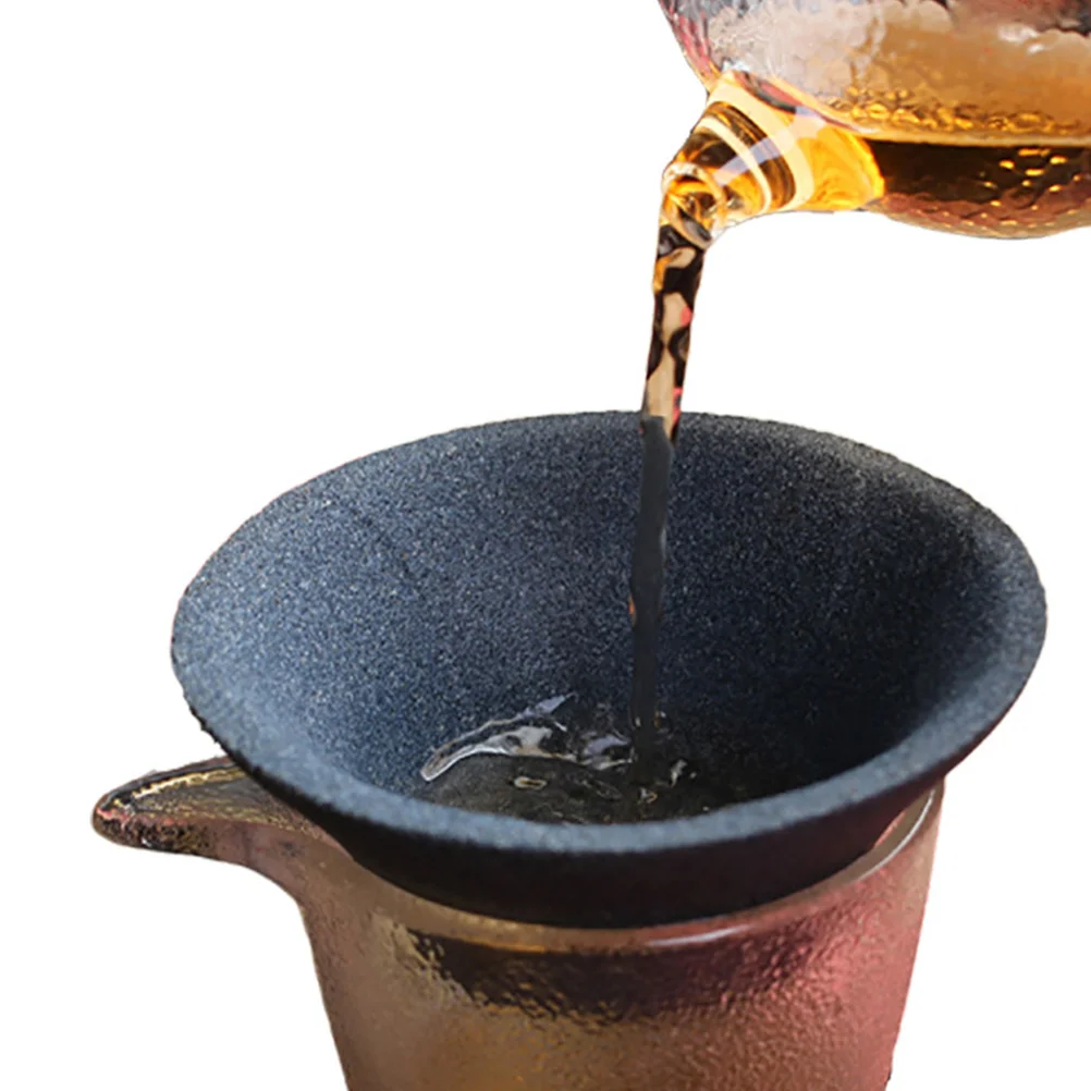 

Tea Coffee Filter Cup Infuser Strainer Ceramic Maker Making Basket Teapot Dripper Over Pour Accessories Supplies Leaf Non Porous