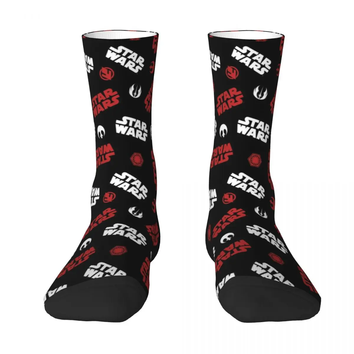 

Autumn Winter Funny Men's Women's Disney Star Wars Socks Sweat Absorbing Middle Tube Socks
