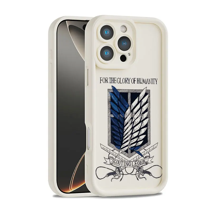 Фото Чехол для телефона Cool Wings of Freedom AOT для Xiaomi Redmi 15a 15 14C 13 13C 12 12C K50 K40 10C 10 9T 9C 9A K30 Pro 4G 5G, мягкий чехол №4