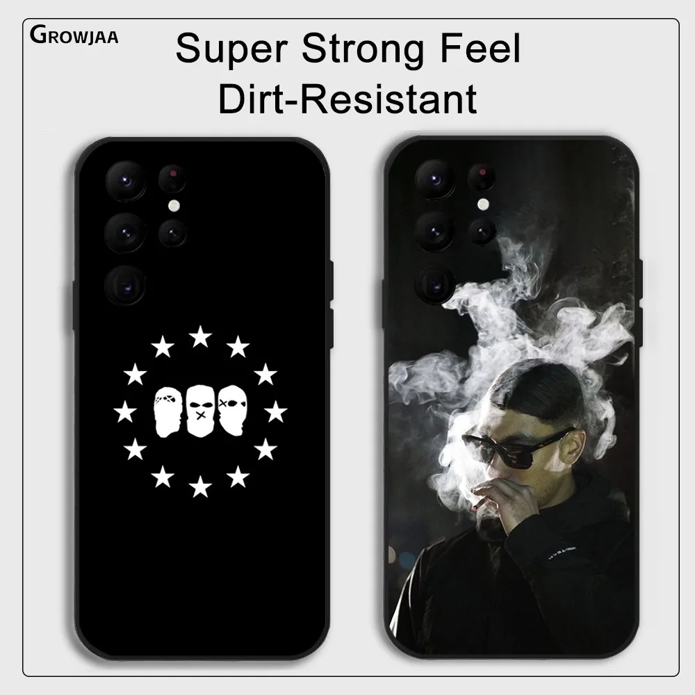 Singer 0-Omerta M-Maes Phone Case for Samsung Galaxy S24 Ultra S22 S23 S21 S20 5G Protective Silicone TPU Funda