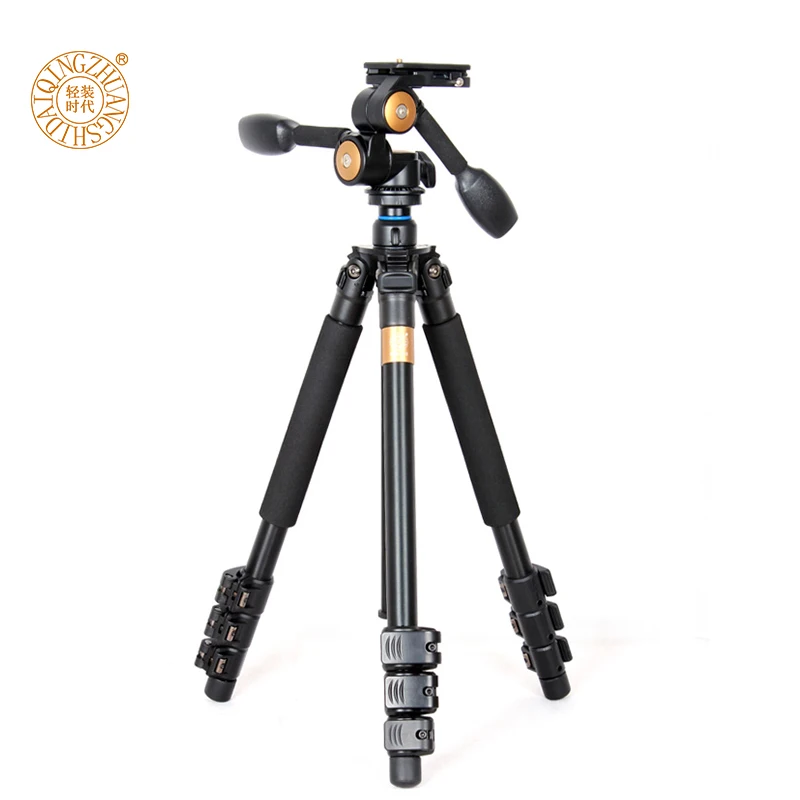 

QZSD Q470 aluminum tripod photography equipment with gimbal head photo tripod 12kg load China supplier digital camera tripods