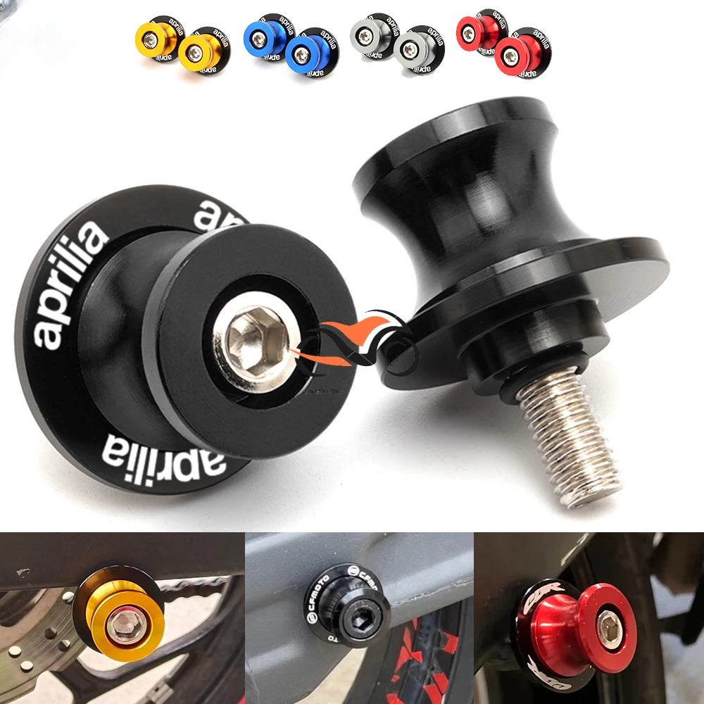 

For Aprilia Tuareg 660 Rs660 Rsv4 Tuono V4 V4r 1100RR Factory Swingarm Spools Slider Screws Stand 6MM Motorcycle Accessories