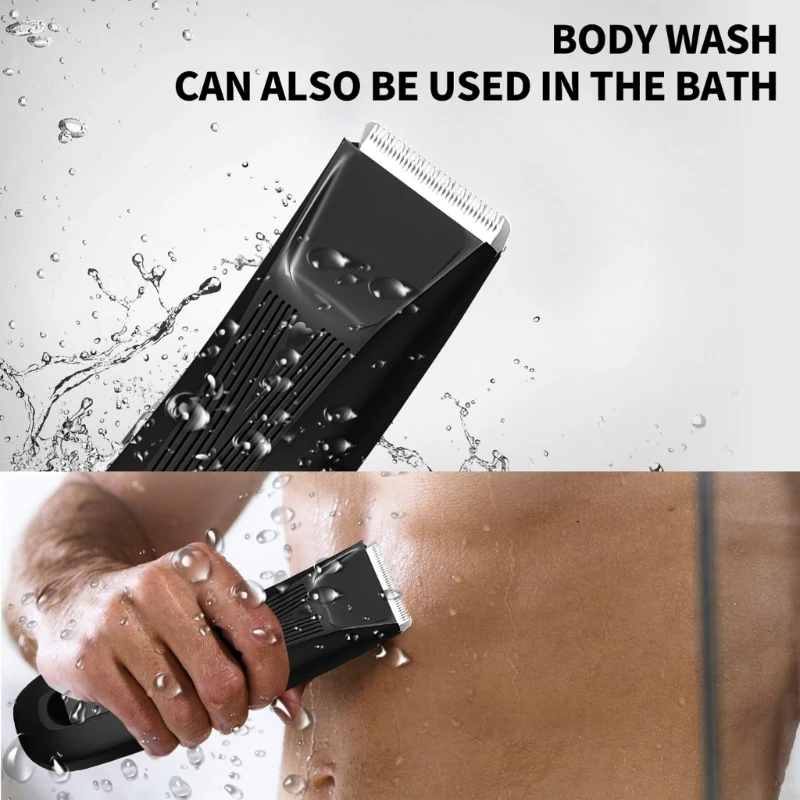 Электрическая интимная бритва для ухода за телом мужчин интимный триммер волос в